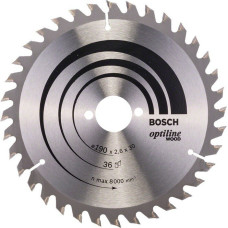 Диск по дереву Bosch Optiline Wood 190×2,6×30, 36 ATB (2608640616)