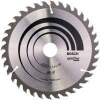 Пиляльний диск Bosch Optiline Wood 210×2,8×30 мм, 36 ATB (2608640622)