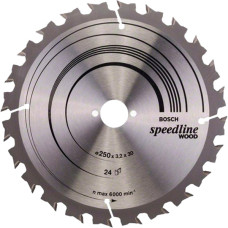Пиляльний диск Bosch Speedline Wood 250×3,2×30 мм, 24 ATB (2608640680)