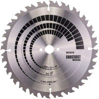 Пиляльний диск Bosch Construct Wood 350×3,2×30 мм, 24 ATB (2608640702)