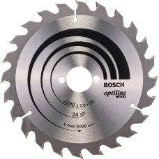 Пиляльний диск по дереву Bosch Optiline Wood 190 мм 24 АТВ (2608641185)