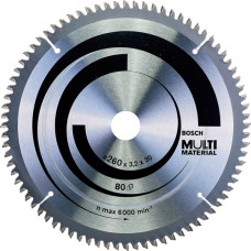 Пиляльний диск Bosch Multi Material 260×3,2×30 мм, 80 HTLCG (2608641204)