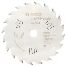 Пиляльний диск Bosch Top Precision Best for Wood 165х20х1.8 мм, 20Т (2608642385)