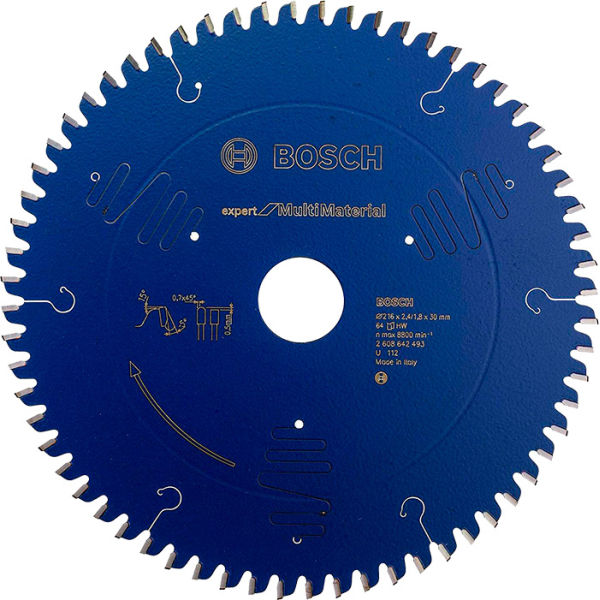 Пиляльний диск Bosch Expert for Multi Material 216×2,4×30, 64 TCG (2608642493)