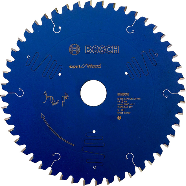 Пиляльний диск Bosch Expert for Wood 216×2,4×30, 48 ATB (2608642497)