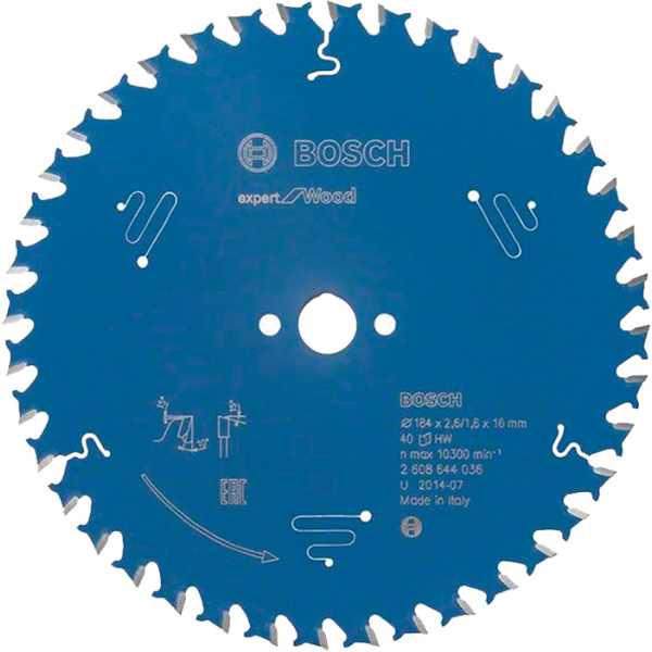 Пиляльний диск Bosch Expert for Wood 190×2,6×30, 40 ATB (2608644048)
