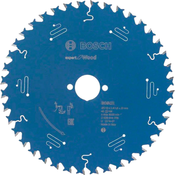 Пиляльний диск Bosch Expert for Wood 210×2,4×30, 40 ATB (2608644056)