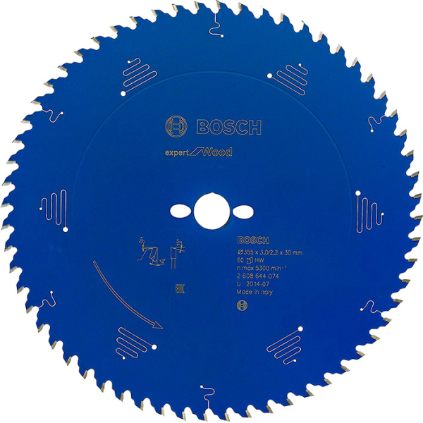 Пиляльний диск Bosch Expert for Wood 355×3×30, 60 ATB (2608644074)
