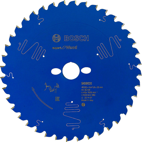 Пиляльний диск Bosch Expert for Wood 250×2,4×30, 40 ATB (2608644080)