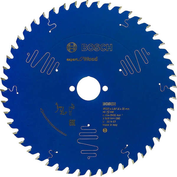 Пиляльний диск Bosch Expert for Wood 225×2,6×30, 48 ATB (2608644090)