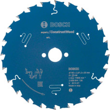 Пиляльний диск Bosch Expert for Construct Wood 160×2×20, 24 (2608644136)