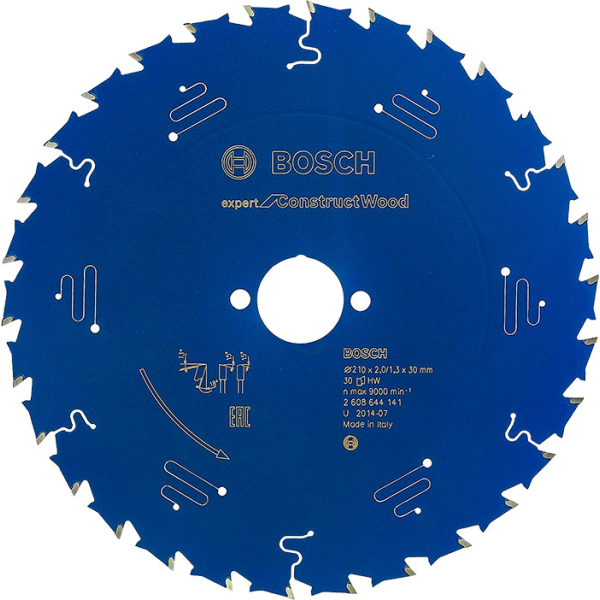 Пиляльний диск Bosch Expert for Construct Wood 210×2×30, 30 (2608644141)