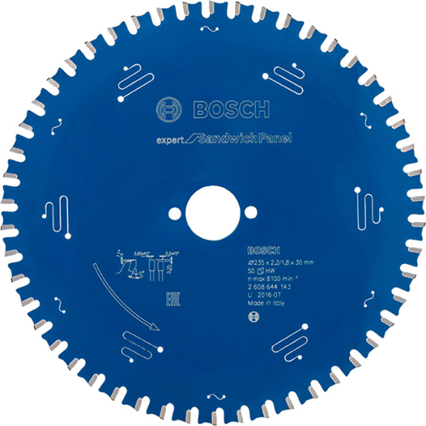 Пиляльний диск Bosch Expert for Sandwich Panel 235×2,2×30, 50 HTLCG (2608644143)