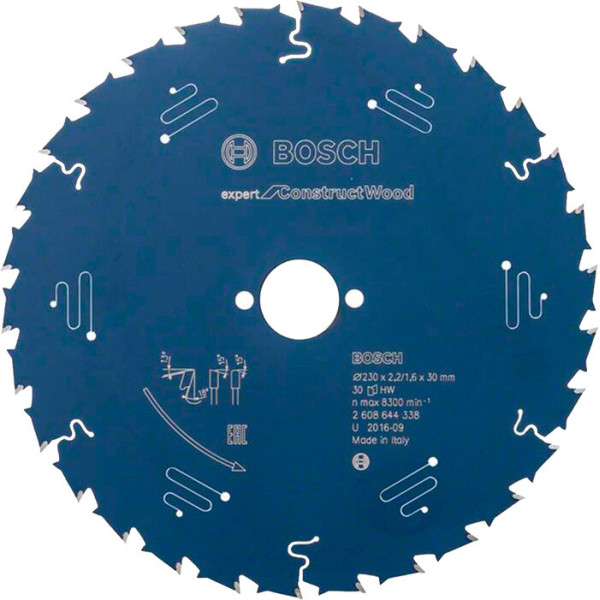 Пиляльний диск Bosch Expert for Construct Wood 230x2,2/1,6x30 мм 30 (2608644338)