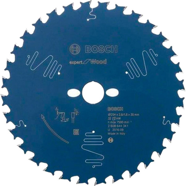 Пиляльний диск Bosch Expert for Wood 254x30x2,6/1,8x32 T (2608644341)