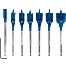 Набір перових свердел Bosch Expert SelfCut Speed, 16, 18, 20, 22, 25, 32 мм, подовжувач 152 мм (2608900334)