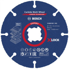 Круг відрізний Bosch Expert Carbide Multi Wheel X-Lock 115x22.23 мм (2608901192)