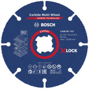 Круг відрізний Bosch Expert Carbide Multi Wheel X-Lock 125x22.23 мм, 10 шт (2608901195)