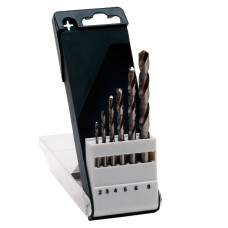 Набір свердел по металу Bosch HSS-G, DIN 338, 2-8 мм, 6 шт (2609255060)