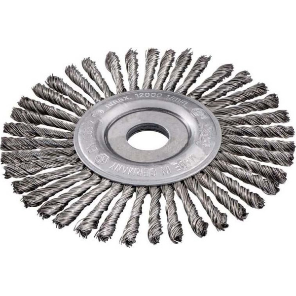 Кругла щітка 125x0,5x6 /22,23 мм, сталь, плетена (626815000)