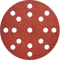 50 шліфувальних аркушів на липучках 125 мм, P240, Д+М, «multi-hole» (626854000)