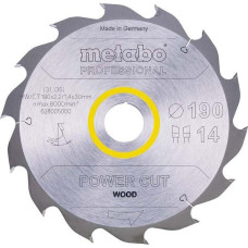 Пиляльний диск 190х30мм,НW/CT WZ=14 (628005000)