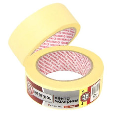 Стрічка малярська 38 мм, 40м, жовта (DM-3840)