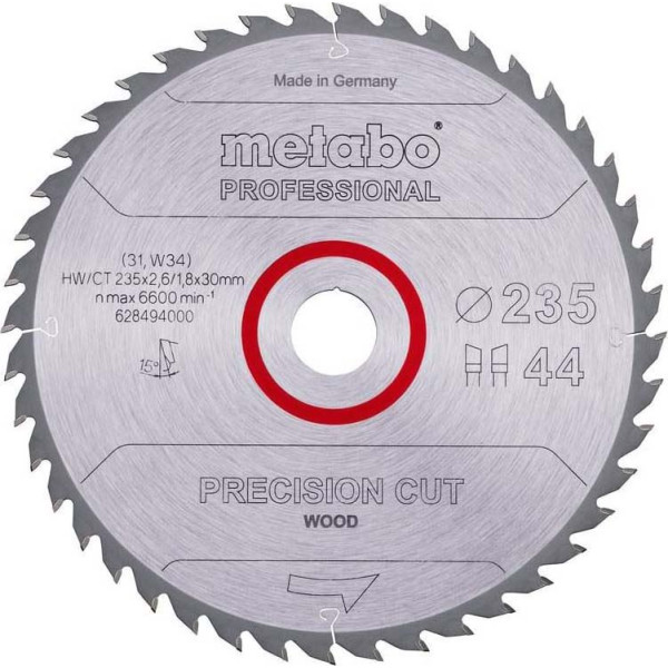 Пилкове полотно «precision cut wood — professional», 235x30, Z44 WZ 15° (628494000)