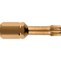 3 інструментальні насадки для гвинтів Torx, T10/ 25 мм з алмазним покриттям (628507000)