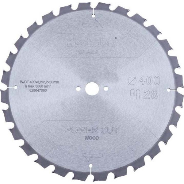 Пилкове полотно «power cut wood — classic», 400x3,2/2,2x30 Z28 TZ 15° (628647000)