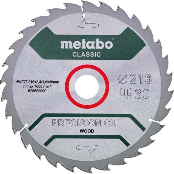 Пилкове полотно «precision cut wood - classic», 216x30 Z30 WZ 22° /B (628653000)