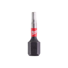 Біта SHOCKWAVE MILWAUKEE, Hex4, 25мм, (2шт) (4932430895)