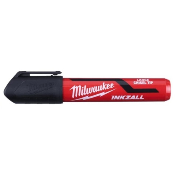 Маркер для будмайданчика InkZAll MILWAUKEE, великий (L), чорний (1шт) (4932471554)