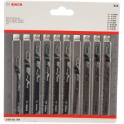 Набір пилок для лобзика Bosch Wood, 10 шт (2607011169)