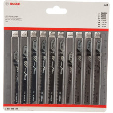 Набір пилок для лобзика Bosch Wood, 10 шт (2607011169)