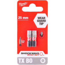 Біта SHOCKWAVE MILWAUKEE, TX BO15, 25мм, (2шт) (4932471581)