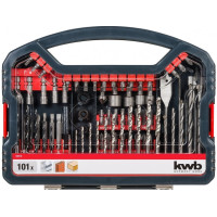 Набір біт і свердл 101 шт, KWB (109110)