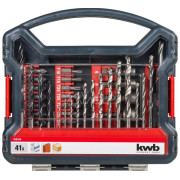 Набір біт і свердл 42 шт, KWB (109104)
