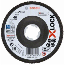 PRO X-LOCK КРУГ ПЕЛЮСТ 125мм G40 B.f.Metal (2608619201)