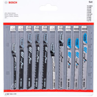 Набір лобзикових пилок Bosch Wood&Metal, 10 шт (2607011170)