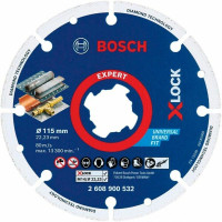Алмазний круг по металу Bosch X-LOCK Expert for Metal, 115x22,23 мм (2608900532)