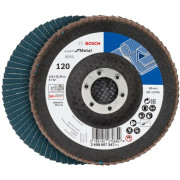 Складчастий шліфкруг Bosch Expert for Metal, 125×22,23 мм, К120 (2608607347)