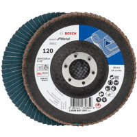 Складчастий шліфкруг Bosch Expert for Metal, 125×22,23 мм, К120 (2608607347)