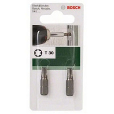 Біти Bosch TORX T30 XH, 25 мм, 2 шт (2609255937)