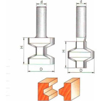 Фреза ГЛОБУС 3511 set d8 пазошипова (3511-set-d8-G)