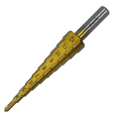 Свердло ступінчате по металу WERK 3-12mm (3,4,5,6,7,8,9,10,11,12) (88826)