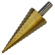 Свердло ступінчате по металу WERK 4-32mm (4,6,8,10,12,14,16,18,20,22,24,26,28,30,32) (88828)