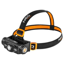 Налобний ліхтар з акумулятором USB 1000 лм червоний/ синій CREE LED + LED (99-028)