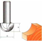 Фреза ГЛОБУС 1005 D16 пазова галтельна (1005-D16-G)