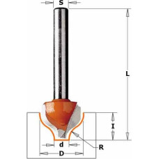 Фреза HM D=12,7 d=4 R=2 I=8 S=8 Профіль=B (965.002.11)